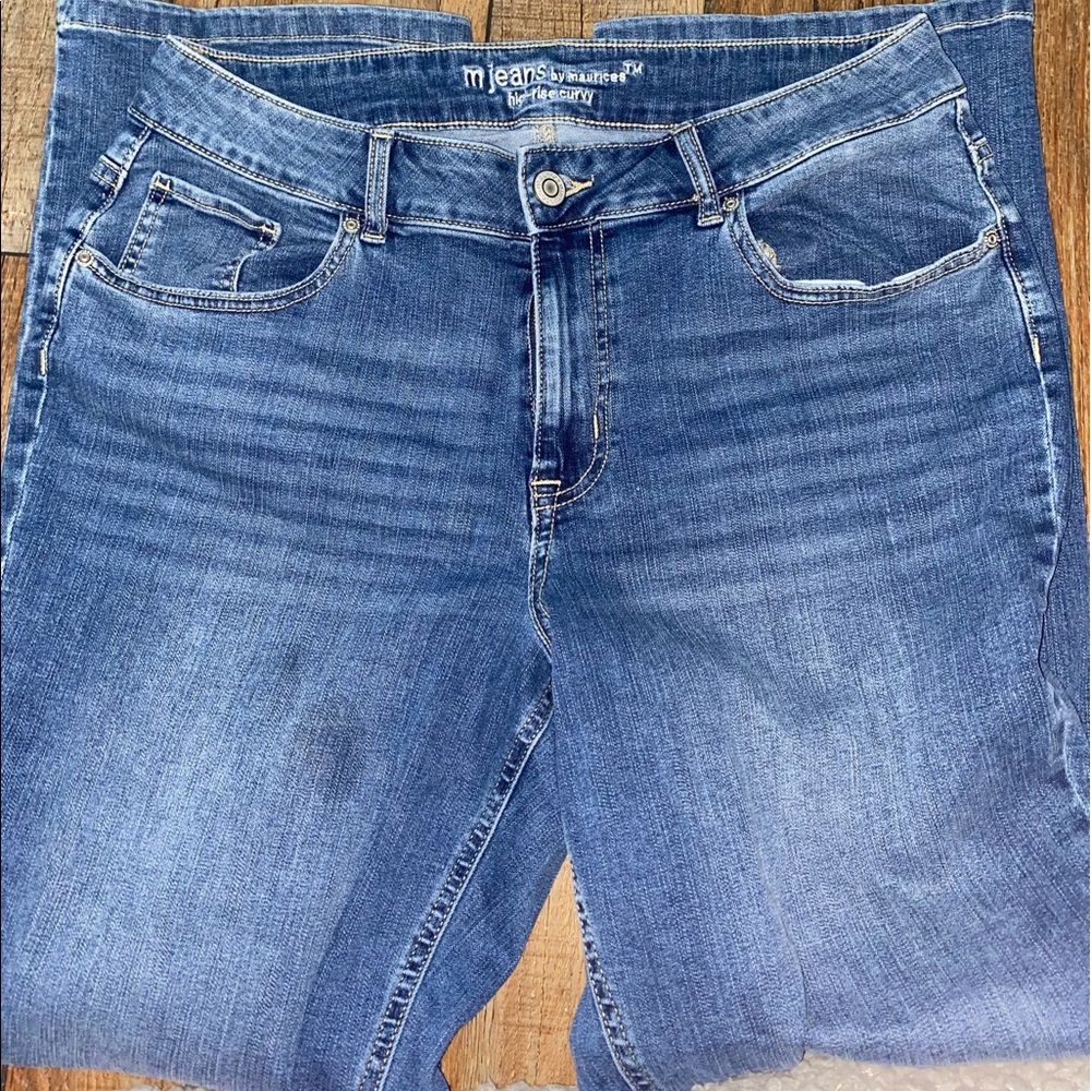 14W Maurices straight leg jeans